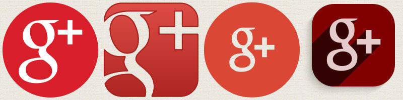 Google plus icons